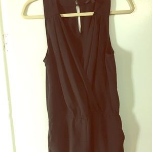 BCBG Black Romper
